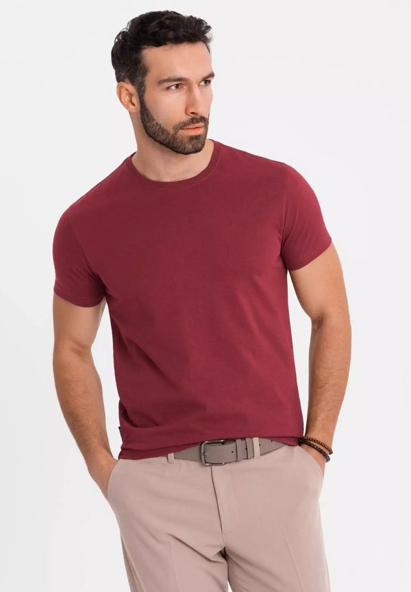 T-Shirt basic - burgundy