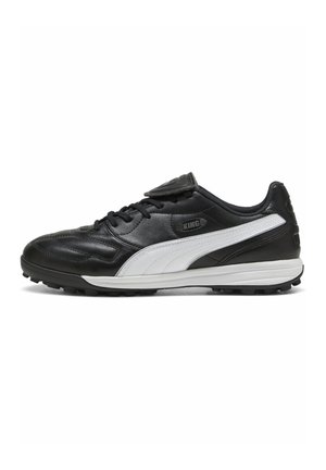 KING LIGA TT - Fußballschuhe Kunstrasen - black- silver- white
