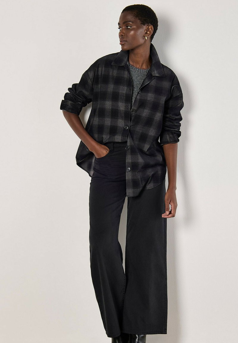 Apricot CHECK - Camicia - grey