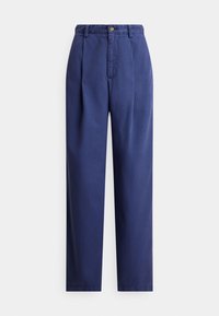 WOVEN STRAIGHT PANTS - Chino - blue