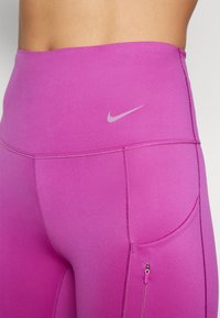 Nike Performance GO - Leggingek - hot fuchsia/black