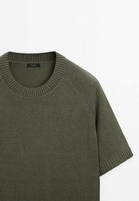 Massimo Dutti T-shirt - bas - khaki