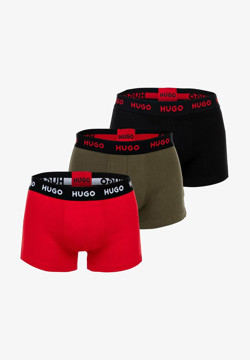 HUGO TRIPLET 3 PACK - Calzoncillos bóxer cortos - schwarz rot grün
