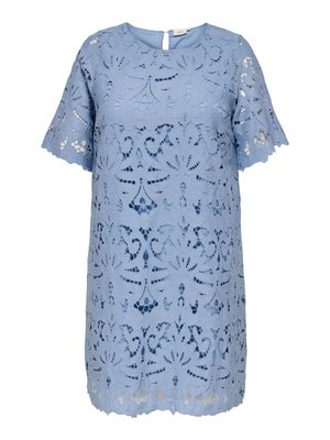 ONLY Carmakoma, CARGELINA Short - Nappali ruha - faded denim