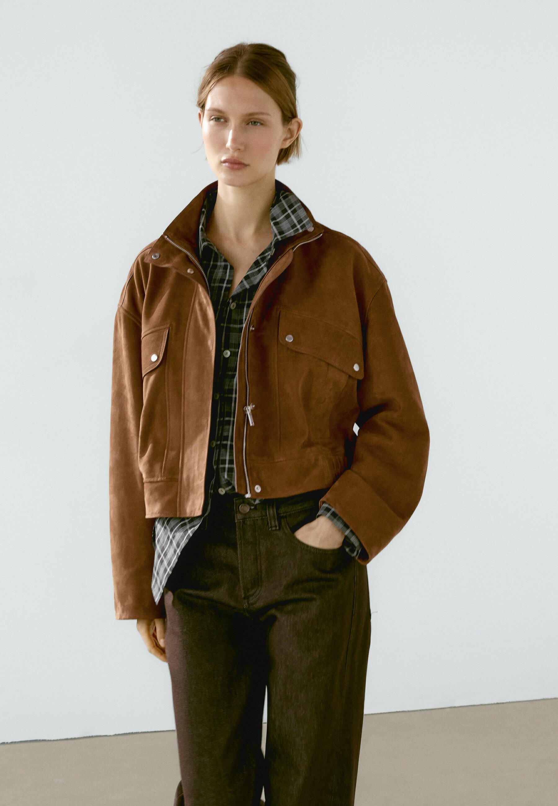 ☆日本未入荷*Massimo Dutti*新作*クロシェジャケット/BROWN☆ Massimo Dutti(マッシモドゥッティ) ジャケット(レディース