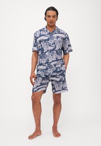 Desmond & Dempsey MENS CUBAN  - Pyjama - navy