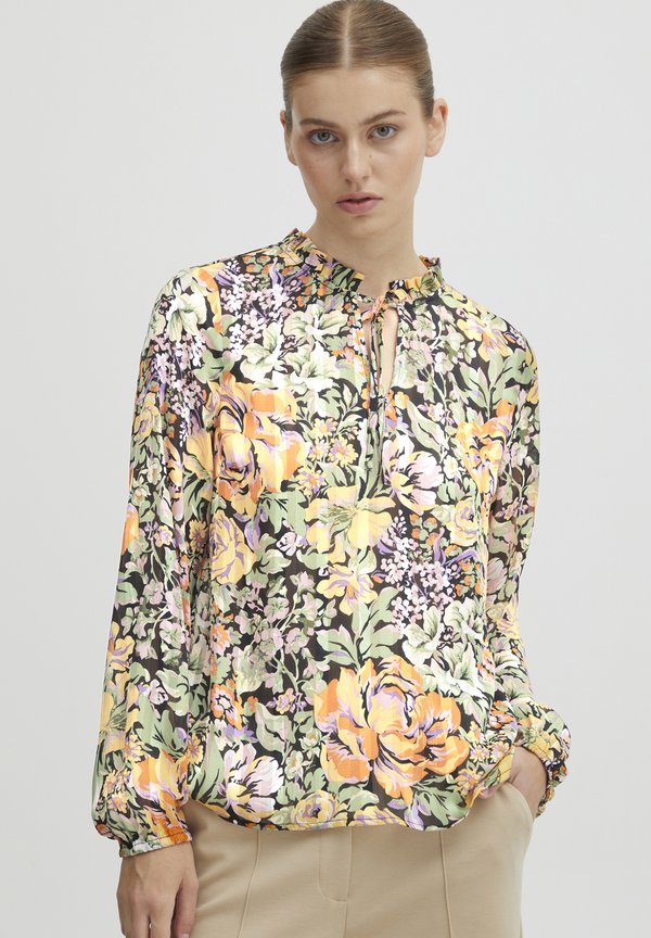 IHRiley - Blouse - meteorite with flower