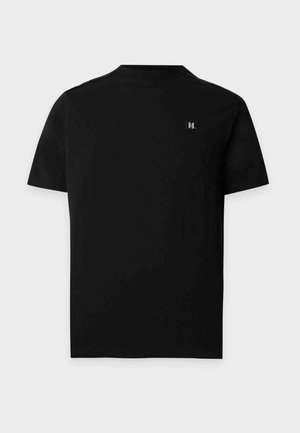 KARL LAGERFELD, CREW NECK - Обикновена тениска - black