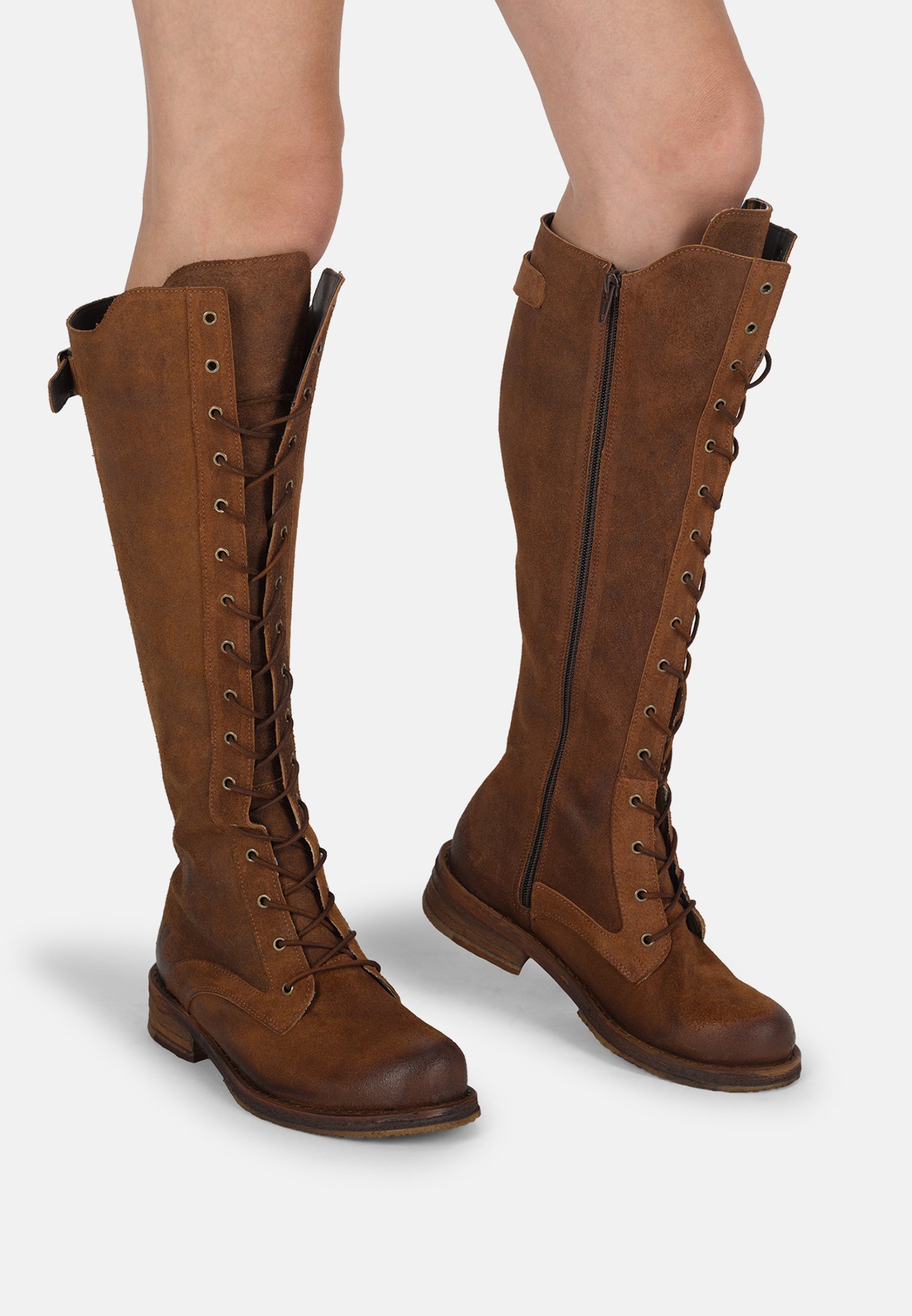 Abito Marrone Scuro Con Cappotto Grigio Chiaro - Foto 6