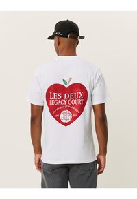 Les Deux - LEGACY COURT - Marškinėliai su spaudiniu - white Miniatiūros vaizdas 1
