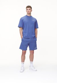 Pegador LOGO - Kratke hlače - washed retro blue/white gum