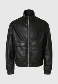Lederjacke - black