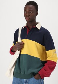 GANT 75TH ANNIVERSARY CAPSULE - SWEAT COLOR BLOCK HEAVY RUGGER - Sweatshirt - evening blue