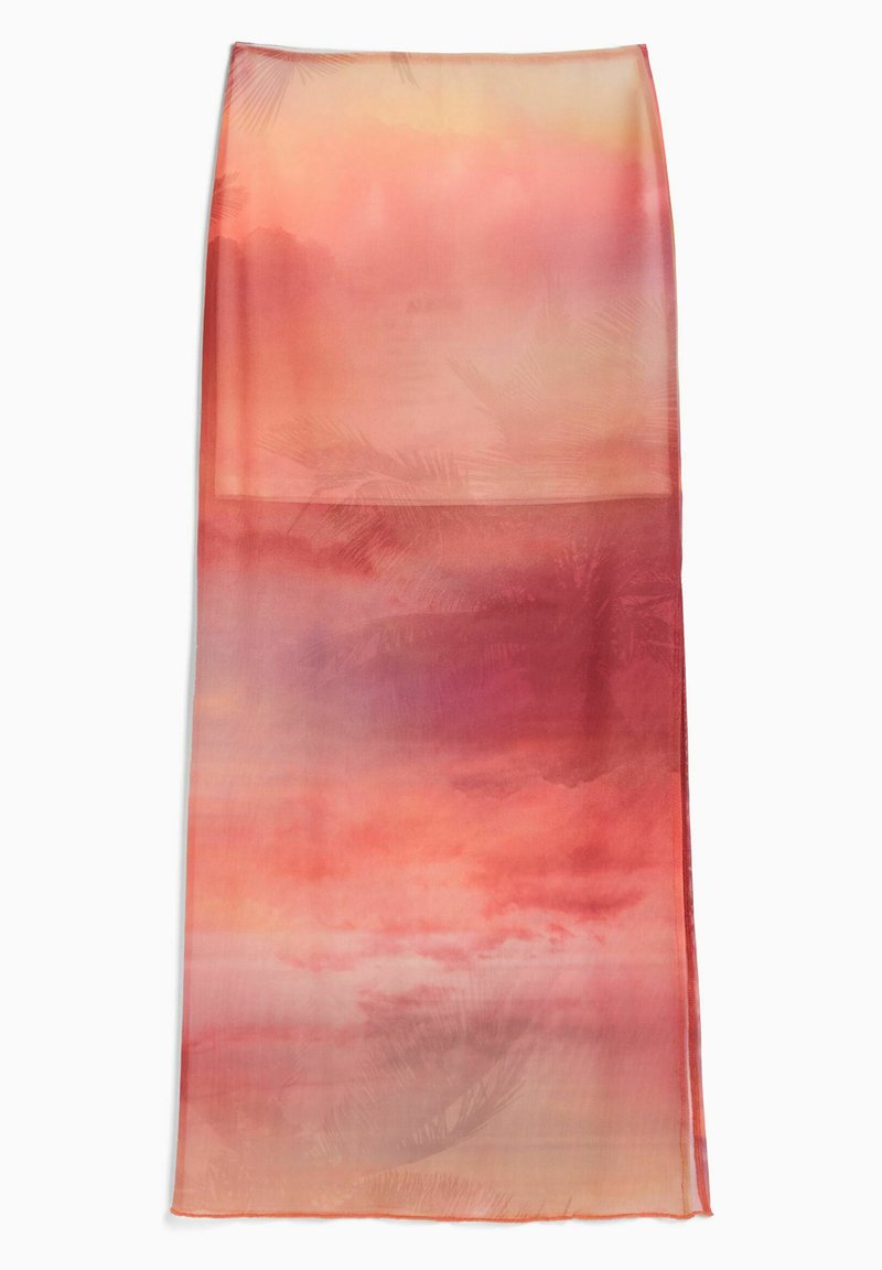 Bershka Maxirok oranje