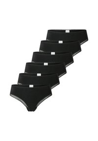 Schiesser 6 PACK - Perizoma - schwarz