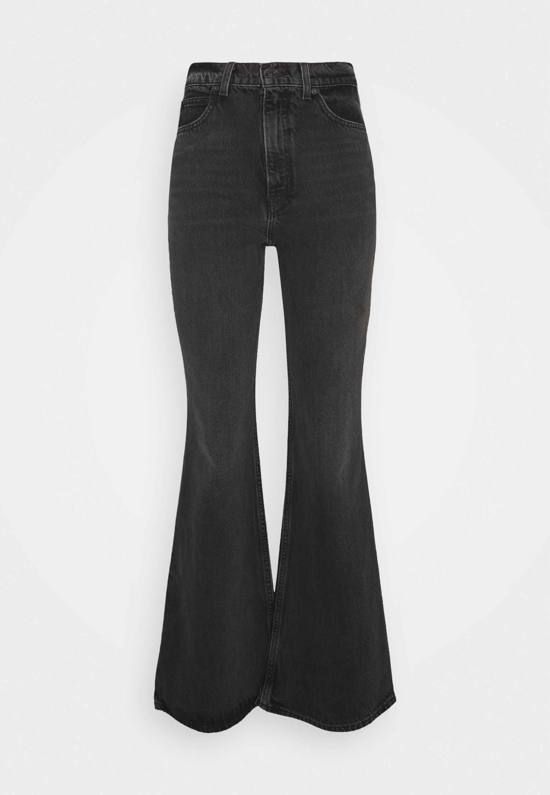 Levi's® 70S HIGH FLARE - Vaqueros a campana - such a doozie/denim negro -  Zalando.es