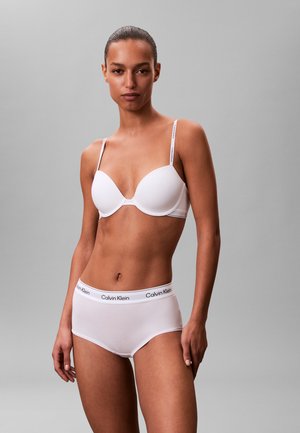Calvin Klein Underwear, LIGHTLY LINED DEMI ICON  - T-shirt-bh - white