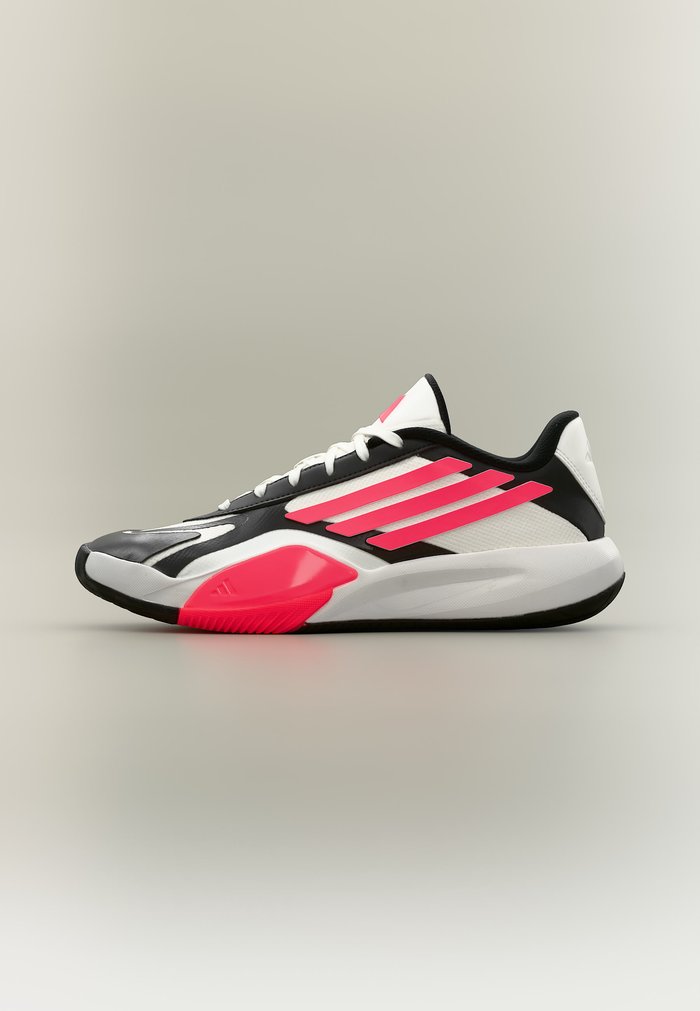 adidas BREAKAWAY J UNISEX - Basketball shoes - ftwr white/solar turbo/core black