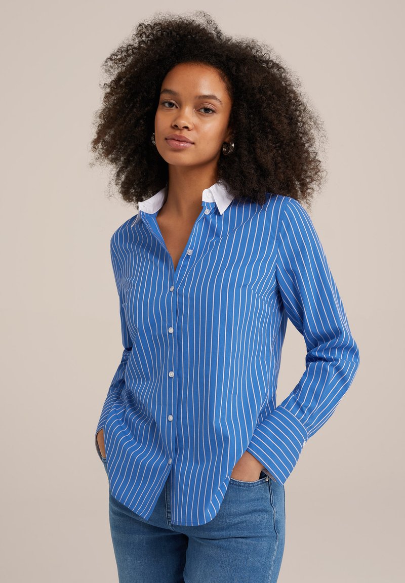 WE Fashion Bluza z gumbi - blue