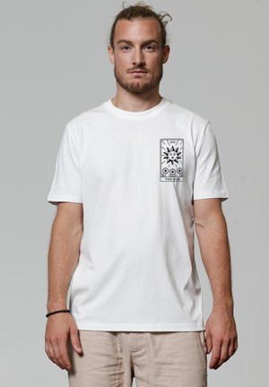 TAROT THE SUN - Print T-shirt - off white