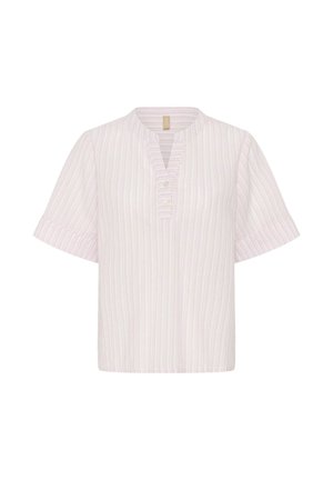Culture, CUJILANA SHORT SLEEVE - Bluza - pink/white stripe
