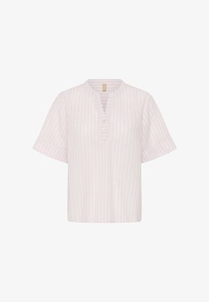 Culture, CUJILANA SHORT SLEEVE - Bluza - pink/white stripe