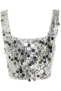 Gestuz GLITTA - Top - silver