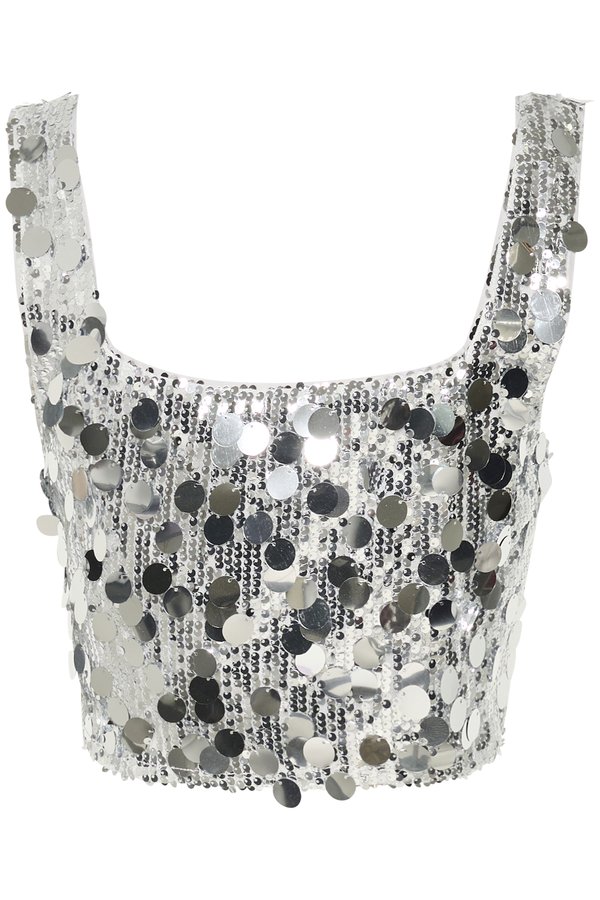 GLITTA - Top - silver2