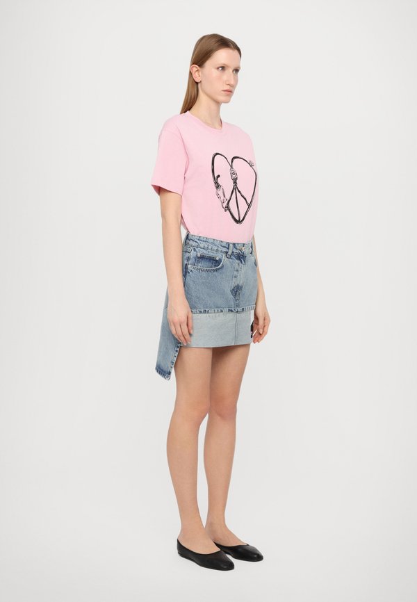 Denim skirt - fantasia blu2