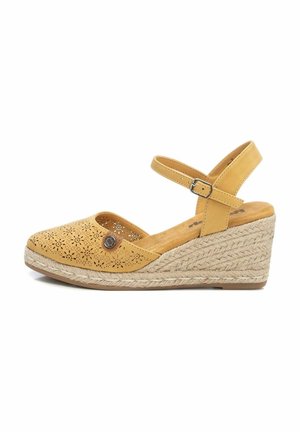 Scarpe con plateau - yellow