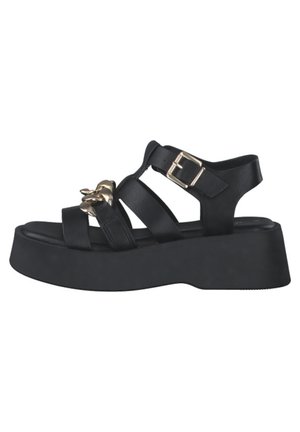 s.Oliver Platform sandals - black