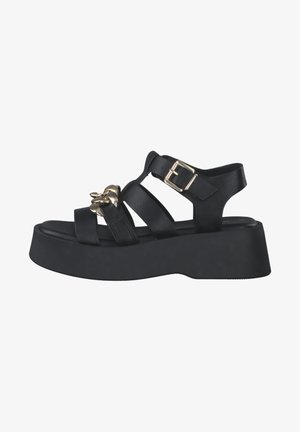 s.Oliver Platform sandals - black