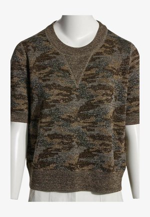 Isabel Marant, JUMPER MULTICOLOUR - T-shirt imprimé - brown