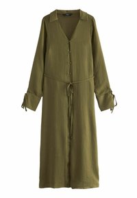 Next TIE SLEEVE BELTED MIDI - REGULAR FIT - Marškininė suknelė - khaki green