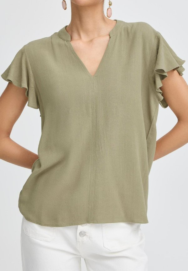 BYFILINEN - Blouse - aloe2