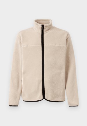ONSEMILIO FULL ZIP HIGH NECK UNISEX - Fleecejas - beige
