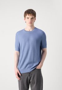 BOSS DALON - T-shirt basic - open blue