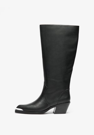 Bottines de cowboy / motard - black