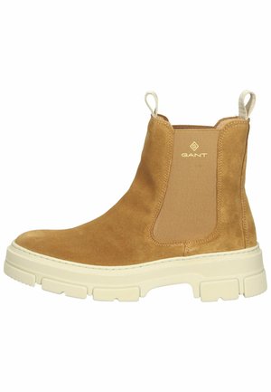GANT Platform ankle boots - cognac