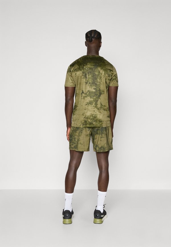ESSENTIALS SHORT - Sports shorts - dark olive2