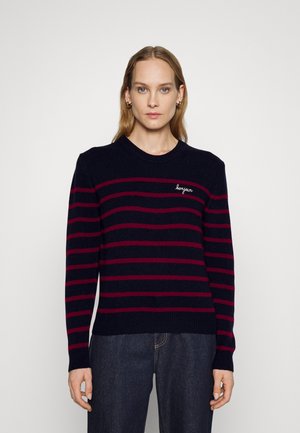 Armor-Lux Striped Marinière Navy with Nature Stripe – Flotsam Fork