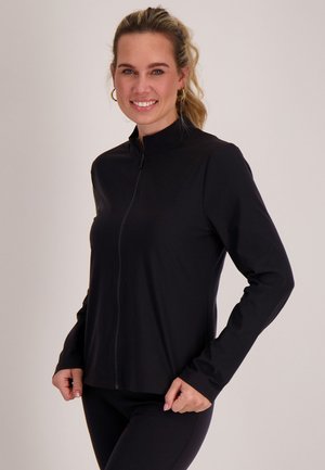 TRAVEL - Sweater met rits - zwart