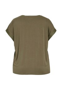 EVOKED VILA ELLETTE NOOS - T-shirts basic - dusty olive