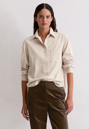 LONG SLEEVES CHEST POCKET SOLID - Chemisier - chalky mauve melange