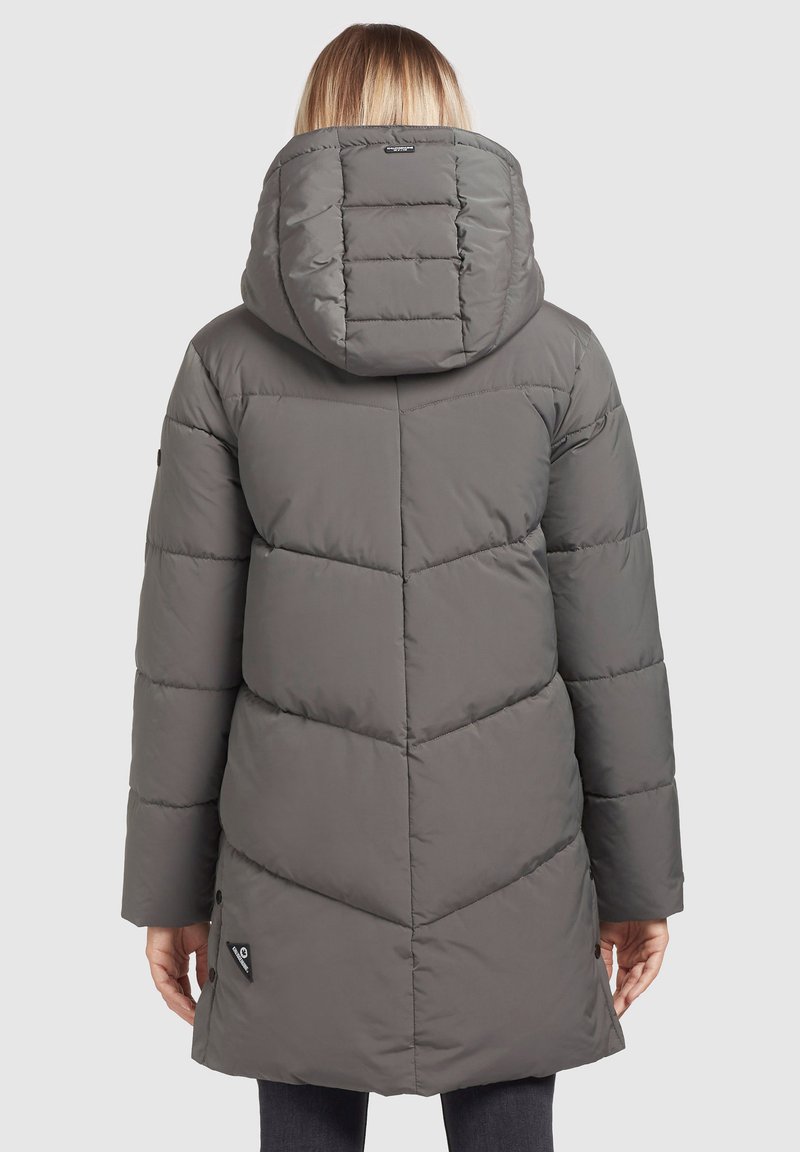 Damen Parkas | khujo BINE Wintermantel graugrün/grün - PF30607 Damen Parkas | khujo BINE Wintermantel graugrün/grün - PF30607