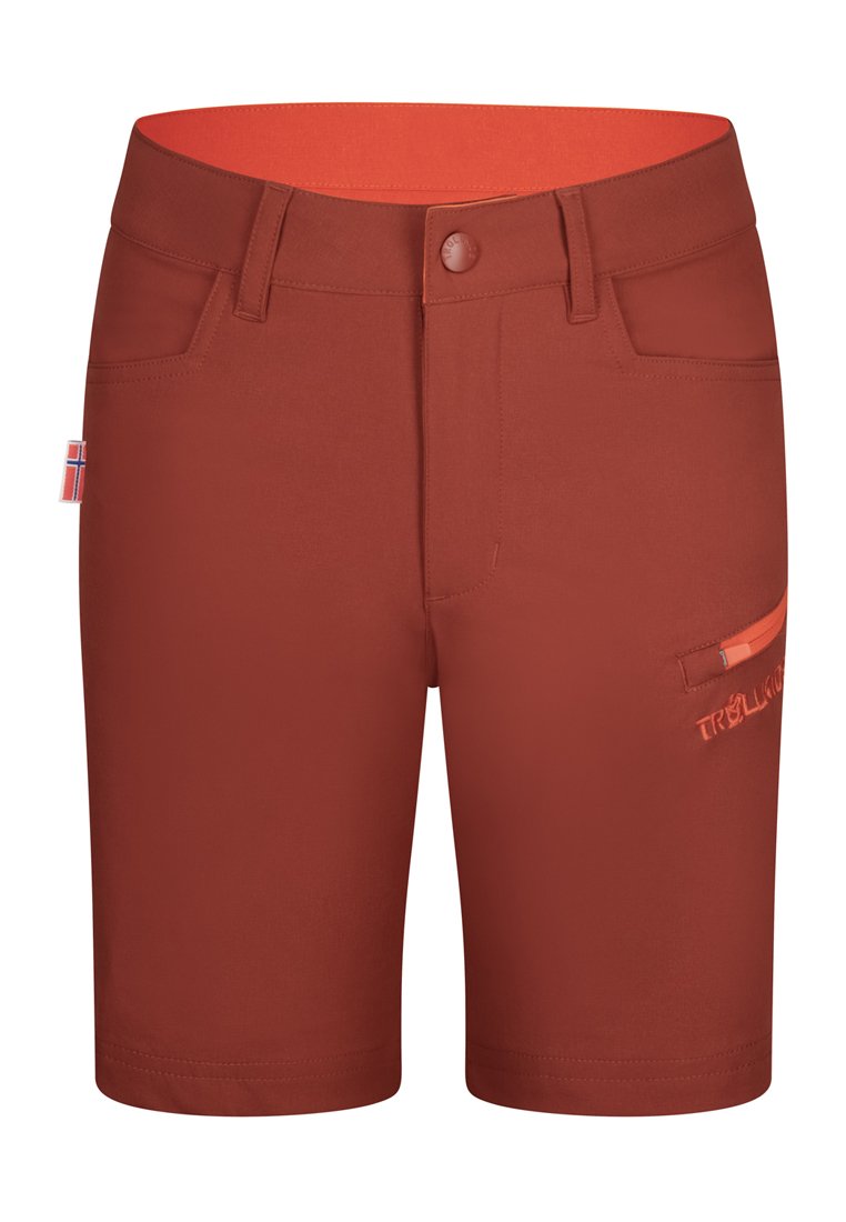 Trollkids Outdoorshorts donkerrood Trollkids Outdoorshorts donkerrood