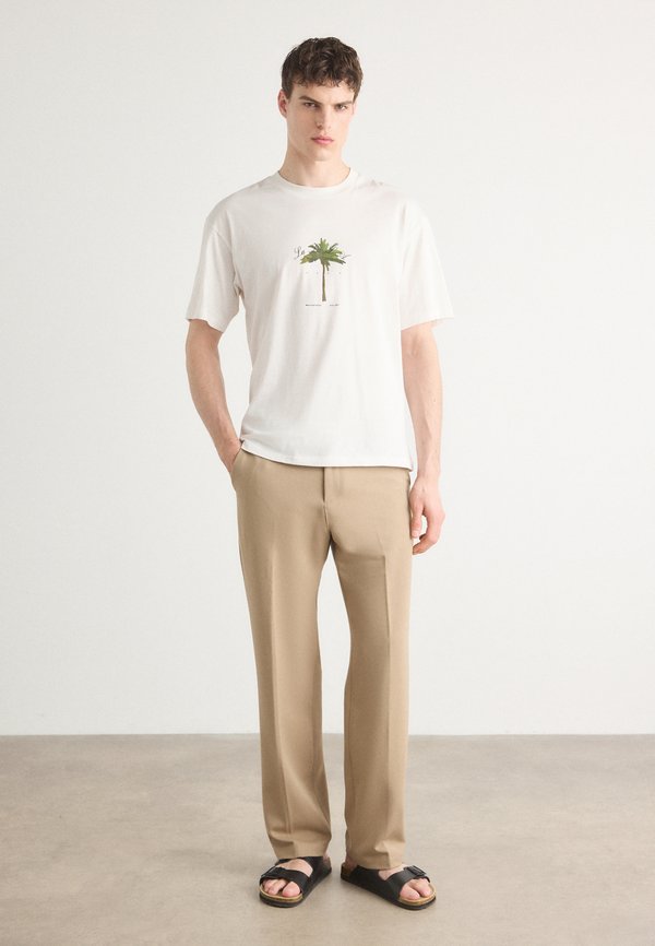 DUWOM - Print T-shirt - natural2