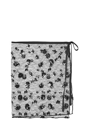 SEQUINNED PAREO - Schal - black