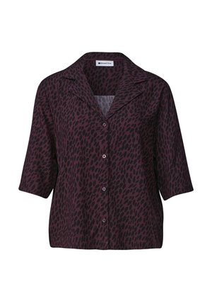 Street One, KURZARM BLUSE MIT BOWLING-KRAGEN - Chemisier - rustic rouge