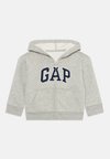 BABYGAP RELAXED LOGO ZIP HOODIE - Majica s kapuljačom i patentnim zatvaračem - light grey